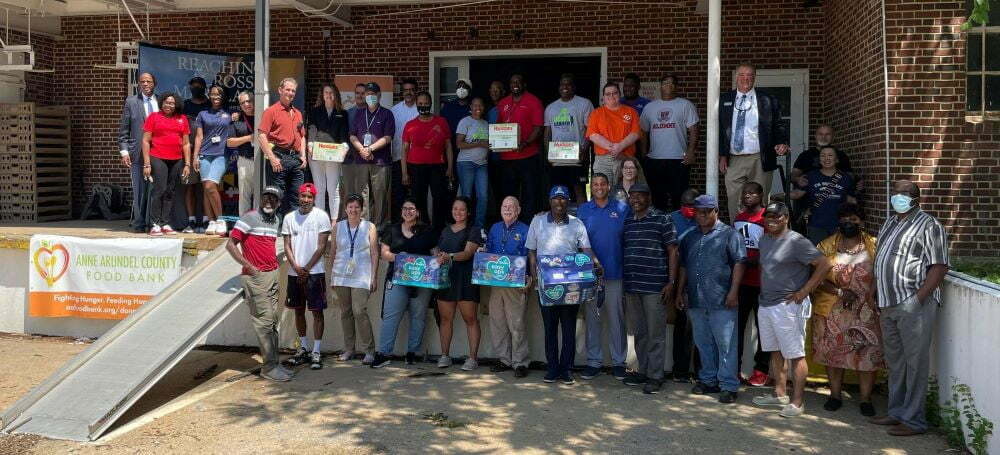Diaper Distribution Event Group Picture